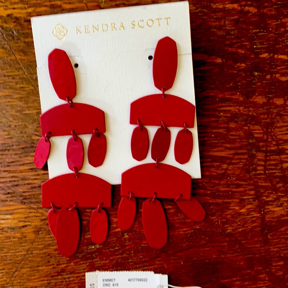 Kendra Scott Red Earringd